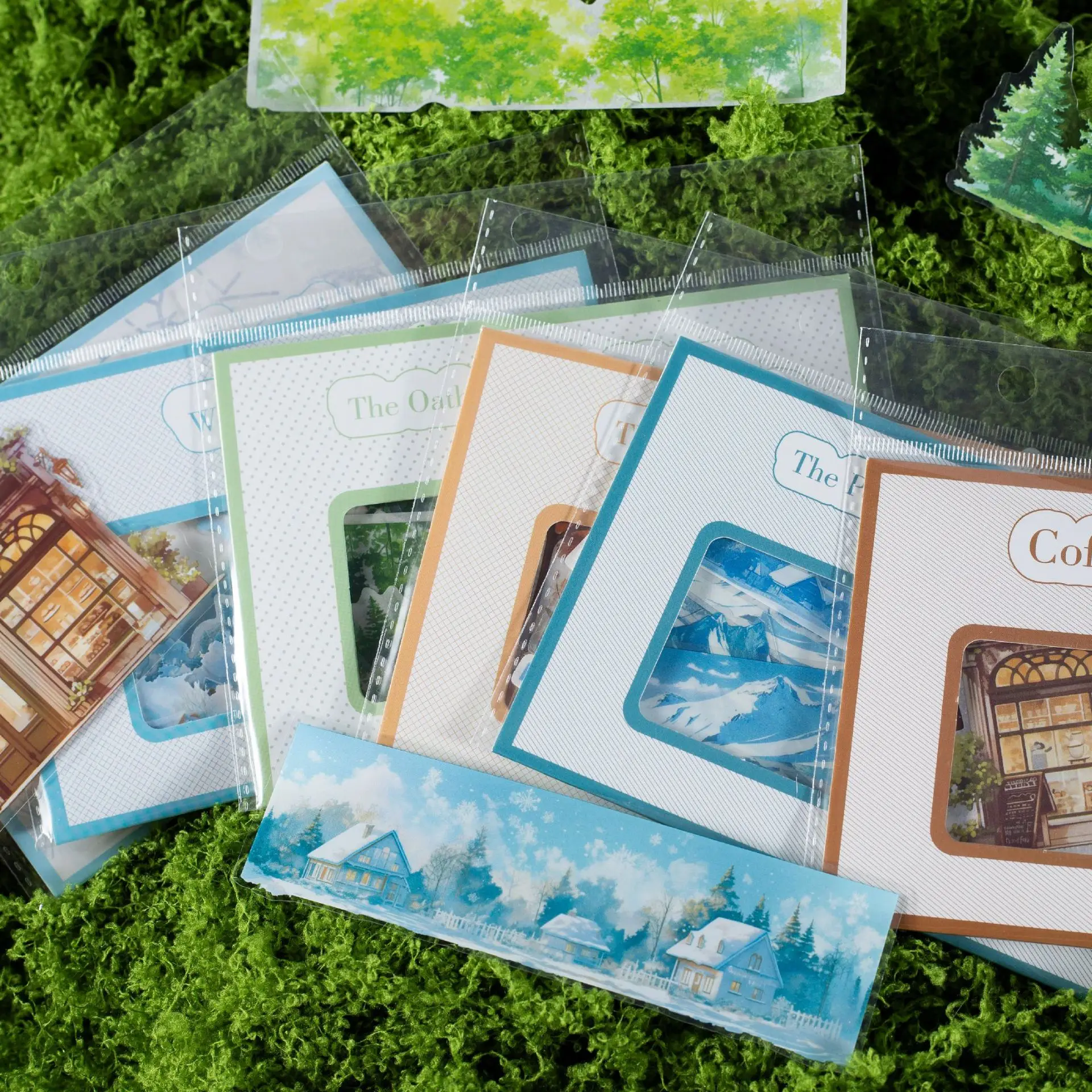 

24sets/1lot kawaii Stationery Sticker A Tale of Four Seasons junk journal Decorative Scrapbooking DIY Craft Sticker