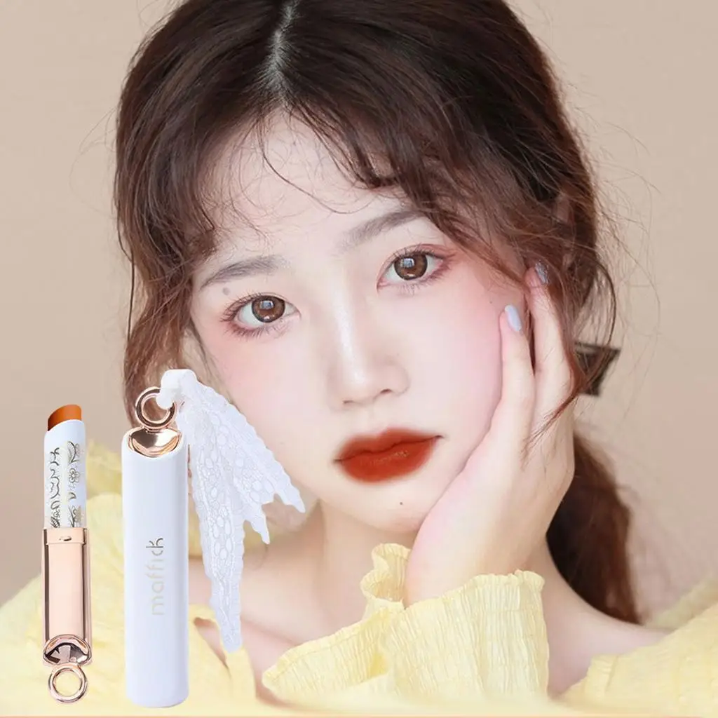 Capsule Lipstick Velvet Matte Set Waterproof Nonstick Cup Pigmented Lip Gloss for Women Lady Holiday Gift Makeup