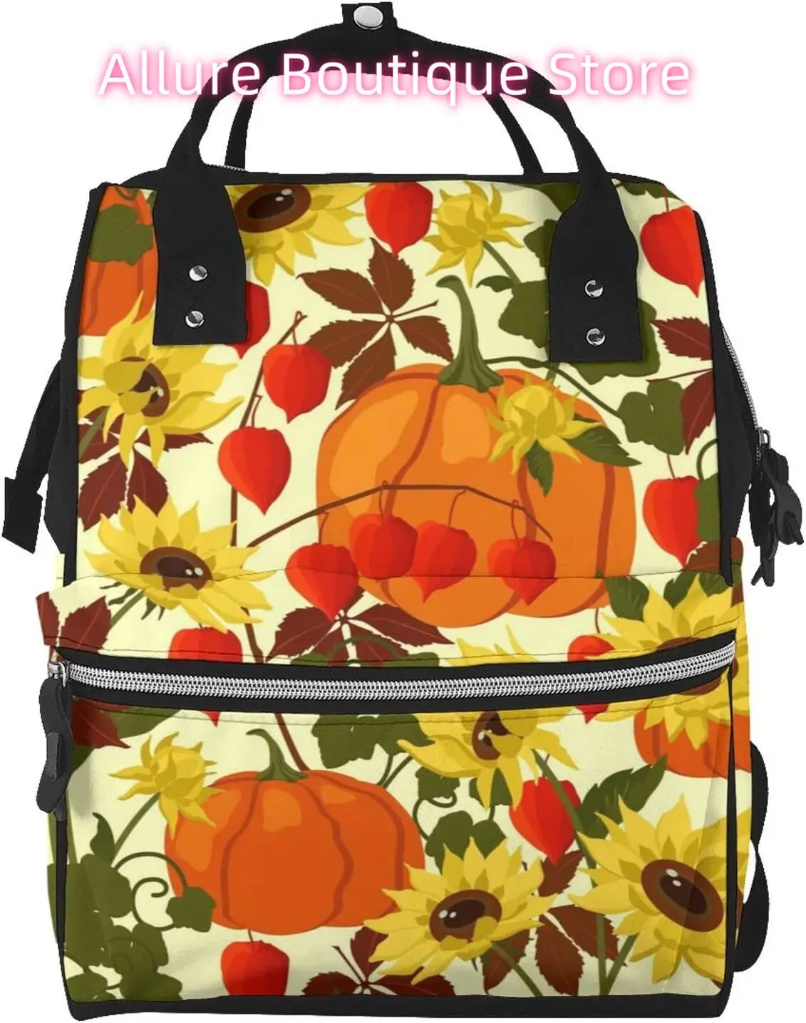 

Cartoon Sunflower Diaper Bag Backpack for Women Large Capacity Nappy Bag Multifunction Waterproof Mummy Backpacks for Mom Dad Es