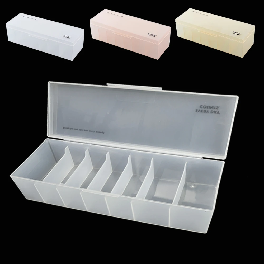 Multi-color 7 Compartments Matte Storing Cards Box Waterproof and Dust-proof Card Box Storage for PKM/MGT/YGO Card Games