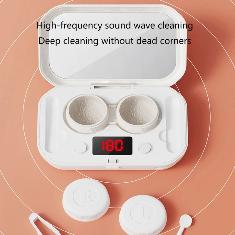 Máquina limpieza lentes contacto Máquina limpieza ultrasónica para lentes contacto