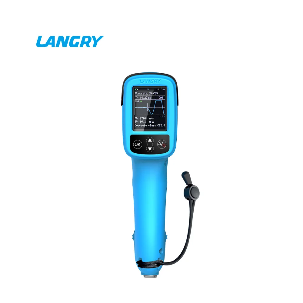Digital Ultrasonic Pulse Velocity (UPV) Tester with Bluetooth & Software for Concrete Strength and Flaw Detection