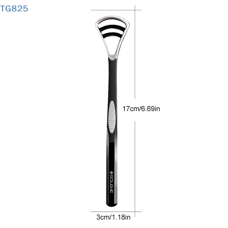 【AN】Dual Uses Tongue Scraper Cleaners Reusable Oral Health C