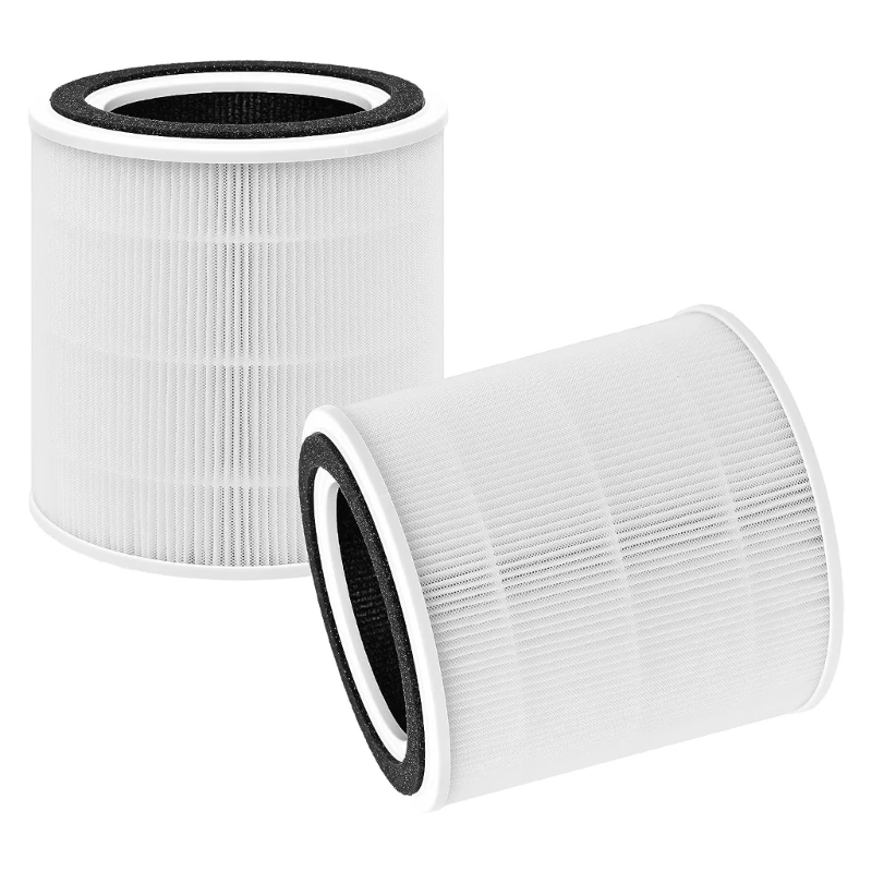 M2EE Compatible For TaoTronics TT-AP005 Air Purifier Filter High-Efficiency Activated CarbonsFiltration System Accessories 2x