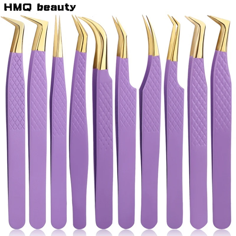 แหนบขนตา 3D สแตนเลส Superhard แหนบเส้นใยเคล็ดลับความแม่นยําสูงคลิปปิดที่ยอดเยี่ยม Lashes เครื่องมือแต่งหน้า