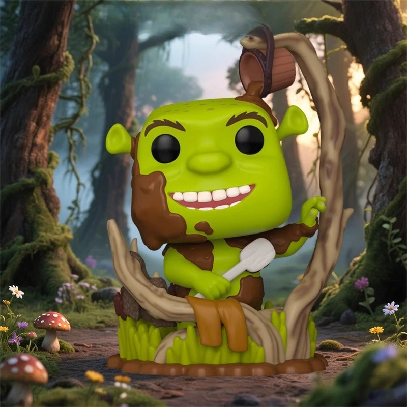 

Genuine Edition FUNKO POP《Shrek – Bathing Shrek》Anime Action Desktop Decoration Ornament Model Toys Collectible Model