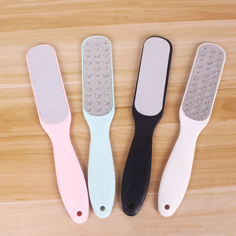 

12 Pcs plastic base foot file Pedicure Rasp, Stainless Steel Foot File Callus Remover foot beauty tool