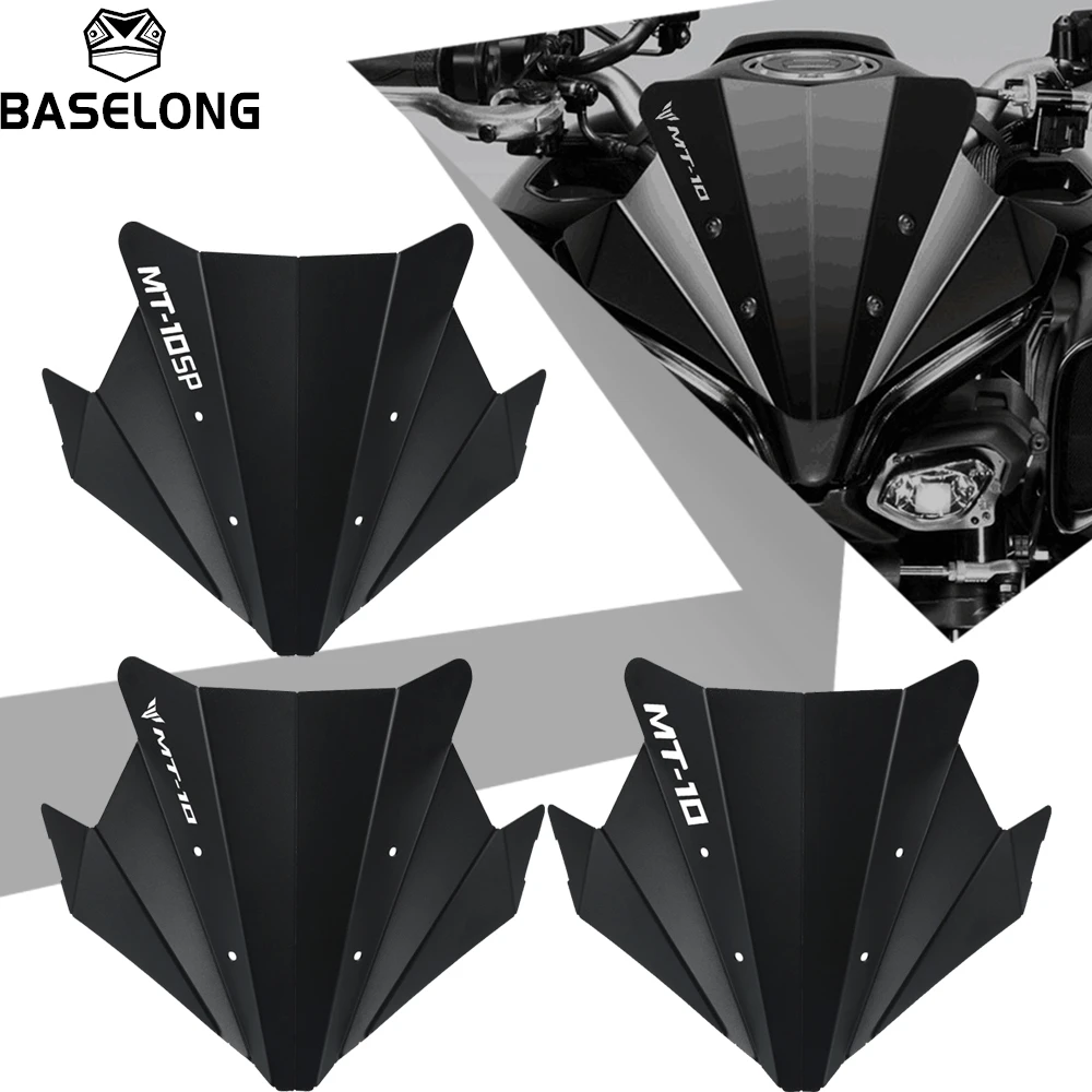 FOR YAMAHA MT-10/SP MT10 MT-10 MT 10 SP 2022-2023-2024-2025-2026 Motorcycle Aluminum Windshield Fairing Wind Screen Deflector