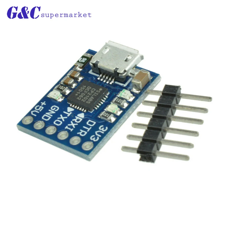 CJMCU CP2102 MICRO USB to UART TTL Module 6Pin Serial Converter UART STC Replace FT232 NEW for arduino