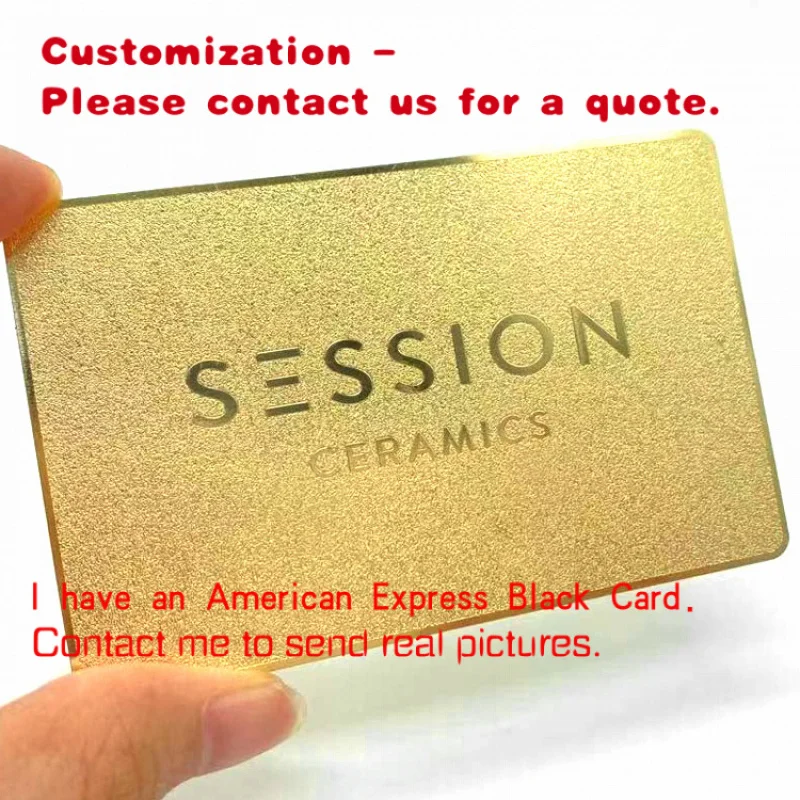 

custom.Custom Etched Stainless Steel Luxury VIP Membership Card Business