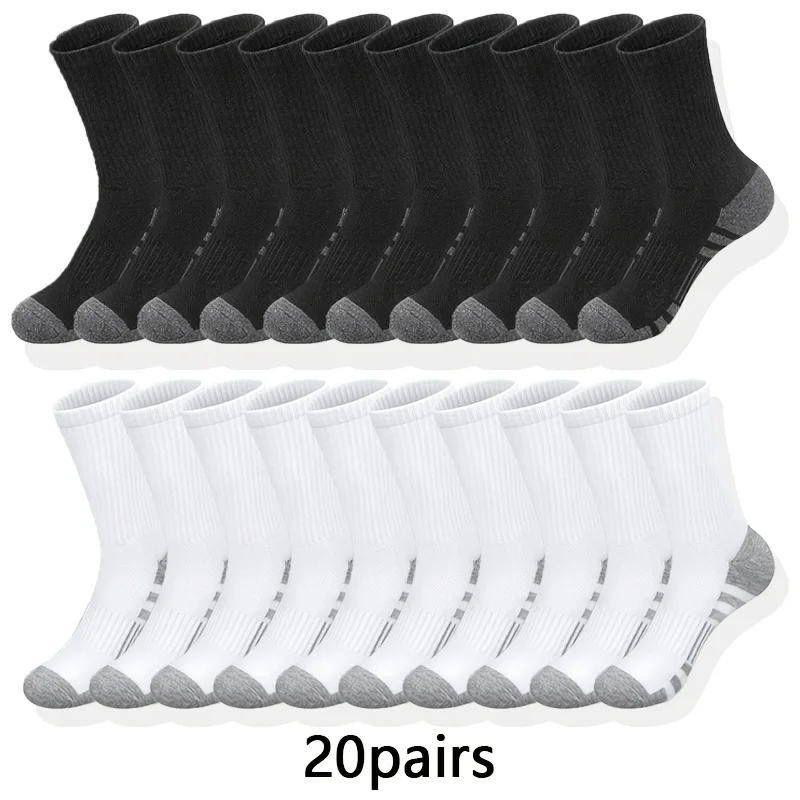 Chaussettes de sport anti-aldes unisexes pour hommes, chaussettes classiques pour hommes, course à pied, basket-ball, extérieur, toutes saisons,