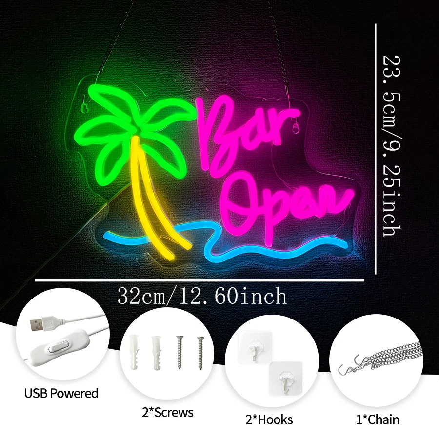 Letrero Luminoso de Neón 'Abie - Wall Decor Lighting Tree reseña y precio