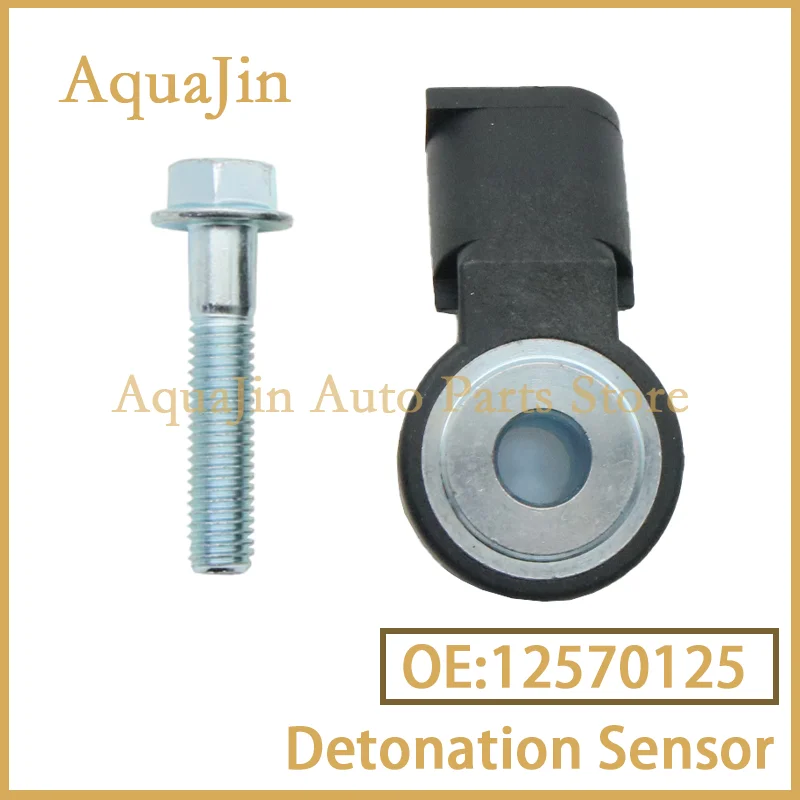 12570125 Ignition Knock Detonation Sensor For Chevrolet Express Silverado GMC Sierra Cadillac SRX XLR Buick Hummer Pontiac G8 G6