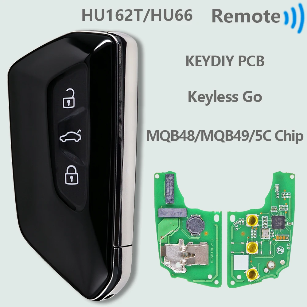Zmodyfikowany pilot samochodowy DR Modified MQB48 5C/MQB49 315 433MHz Keyless Go do VW Volkswagen Golf Polo Tiguan Touran MK7 Skoda Superb OSeat — 2