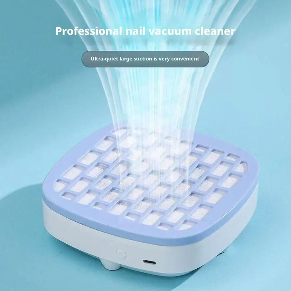 

Nail Dust Collector Portable Nail Salon Exclusive Small Remover Dust Machine Nail High Manicure Art Low-noise Suction Tools Q4S4