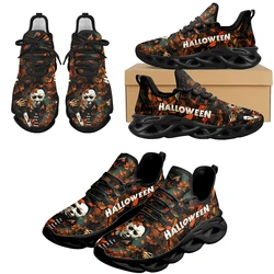 INSTANTARTS Halloween Shoes Horror Movie Character Michael Myers Print Unisex Walking Sneakers Casual Running Shoes Zapatillas