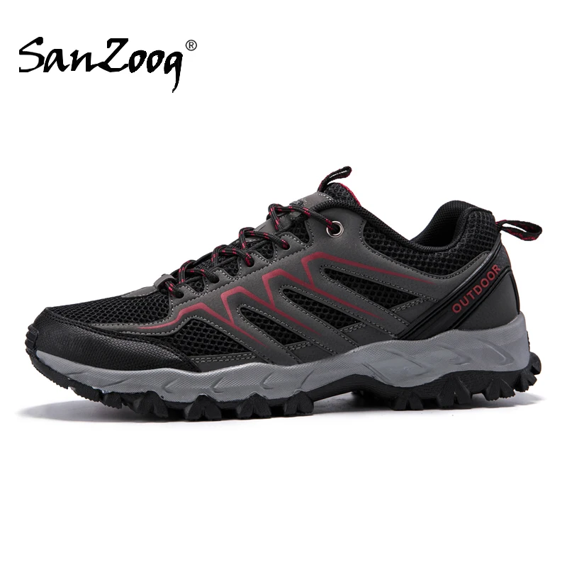 

Sanzoog Summer Men Trekking Shoes Hiking Outdoor Breathable Mesh Buty Trekingowe Meskie Zapatillas Senderismo Hombre