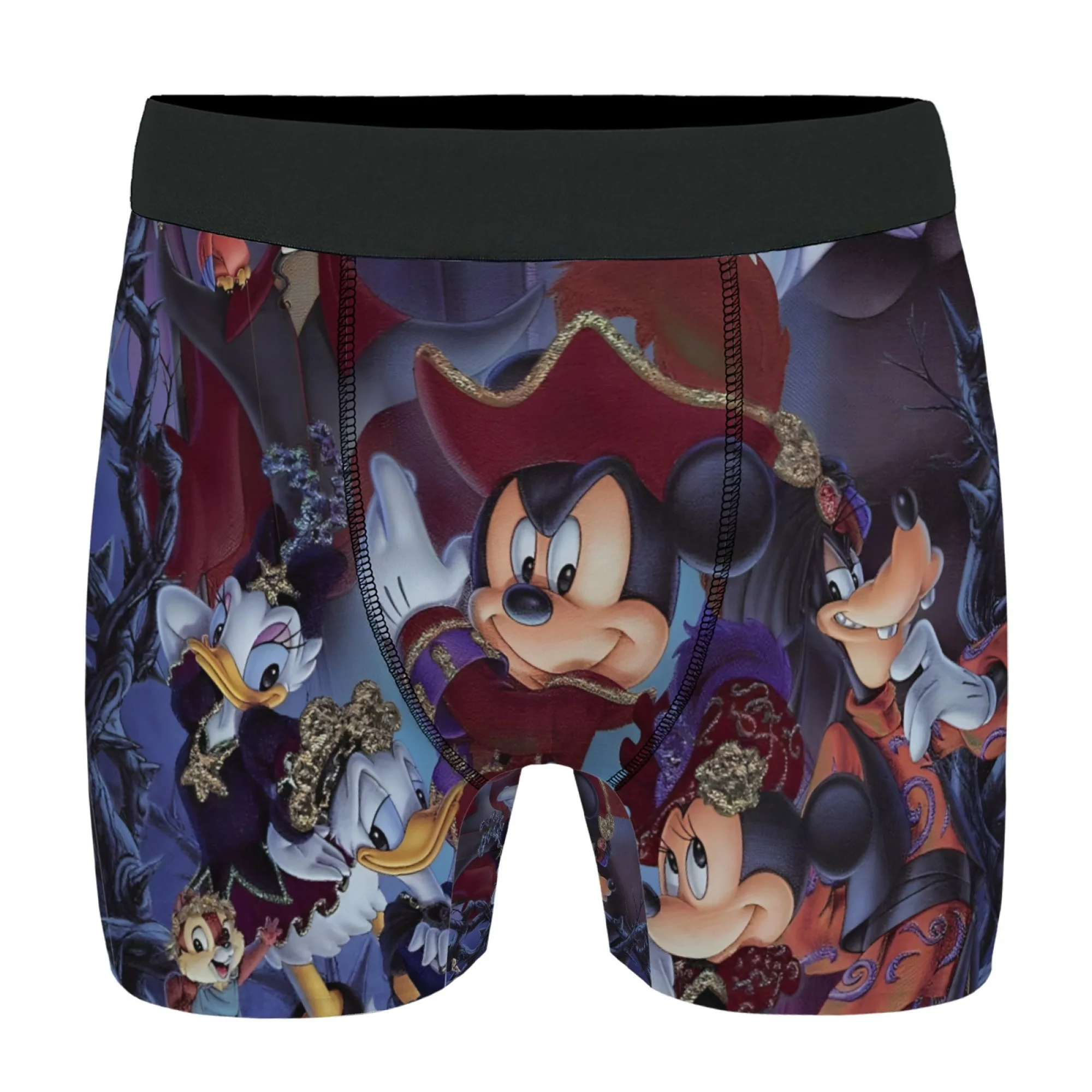 

Новинка Harajuku Ретро Микки Маус Buddies Повседневный принт Мультфильм Комикс Стиль Мужское нижнее белье Сексуальные удобные мужские шорты-боксеры