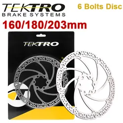 Tektro MTB Discs Brake Rotor 160 180 203mm Mountain Bike Hydraulic Disc Brakes Rotor for M285 M275 MT200 M315 Bicycle Accessory