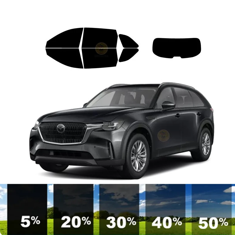 

precut Removable Window Tint Film For Car 100% UVR 5%-70%VLT Heat Insulation Carbon ﻿For MAZDA CX-90 4 DR SUV 2023-2023