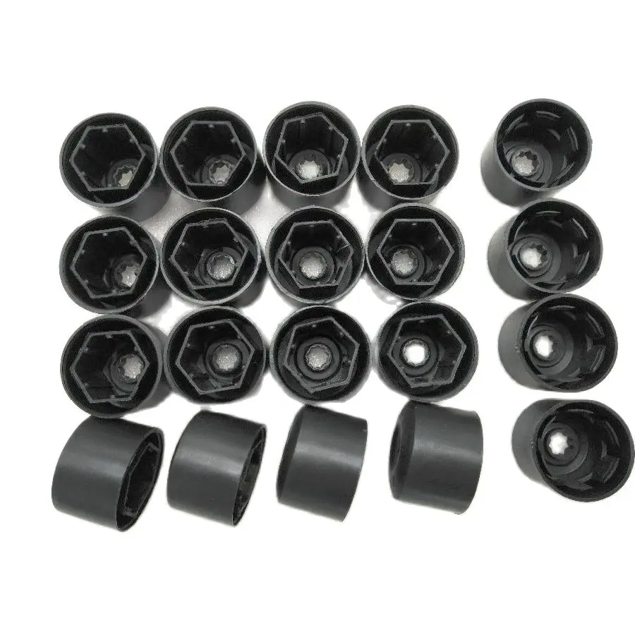 20 pcs 17mm car wheel nut Caps for Volkswagen Bora Sagitar Magotan Passat special Socket Auto cover bolt shaft bolt Rims protect