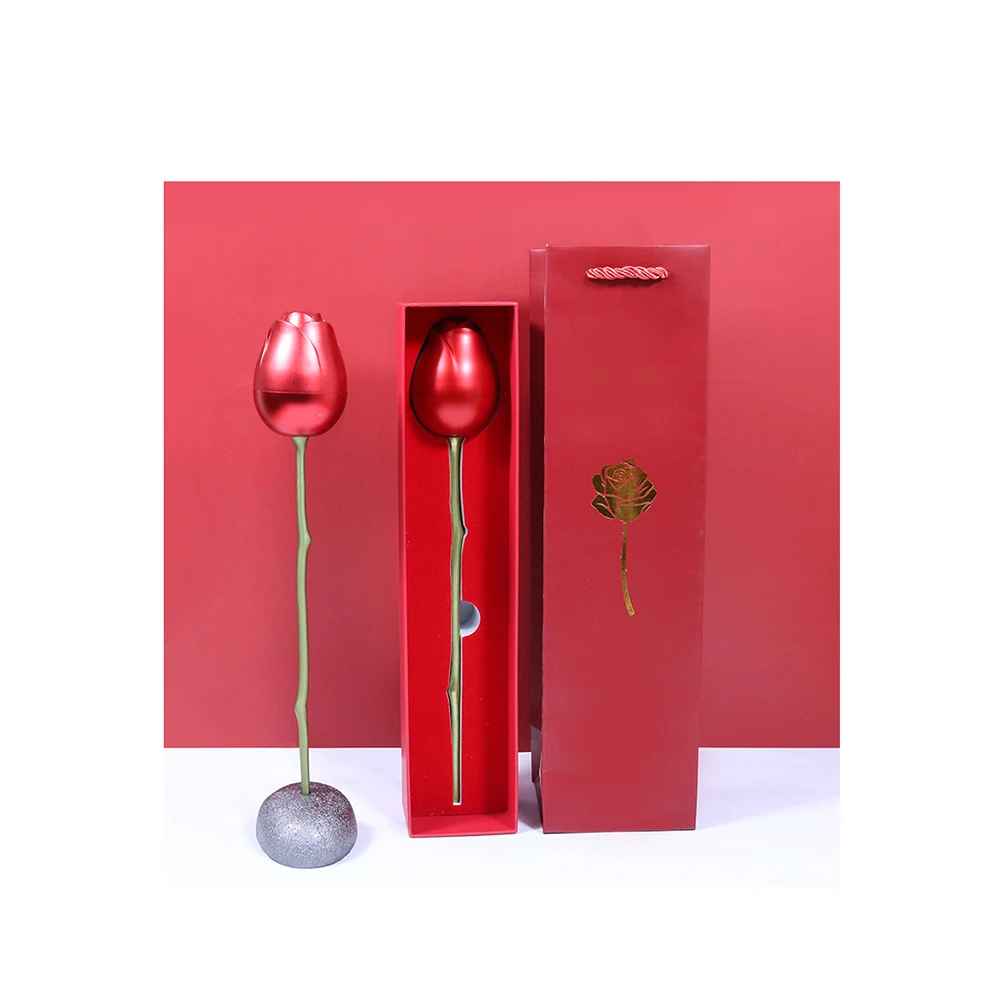 Rose-shaped Ladies' Jewelry Box, Valentine's Day Gift, Floral Design Jewelry Storage Box,Caja de joyas en forma de rosa