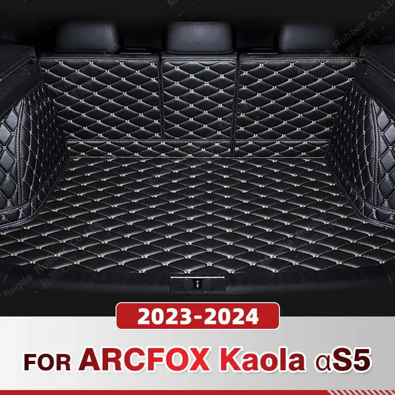 

For ARCFOX Kaola 2023 αS5 2024 Auto Full Coverage Trunk Mat Car Anti-dirty Pad Protective Pad Cargo Liner Interior Accessories