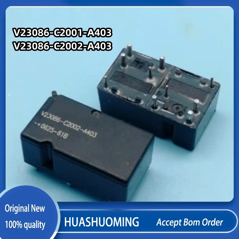 NEW   10Pcs/LoT   V23086-C2001-A403 V23086-C2002-A403  V23086 C2002 A403 V23086 C2001 A403 V23086C2001A403 10 PIN 12V