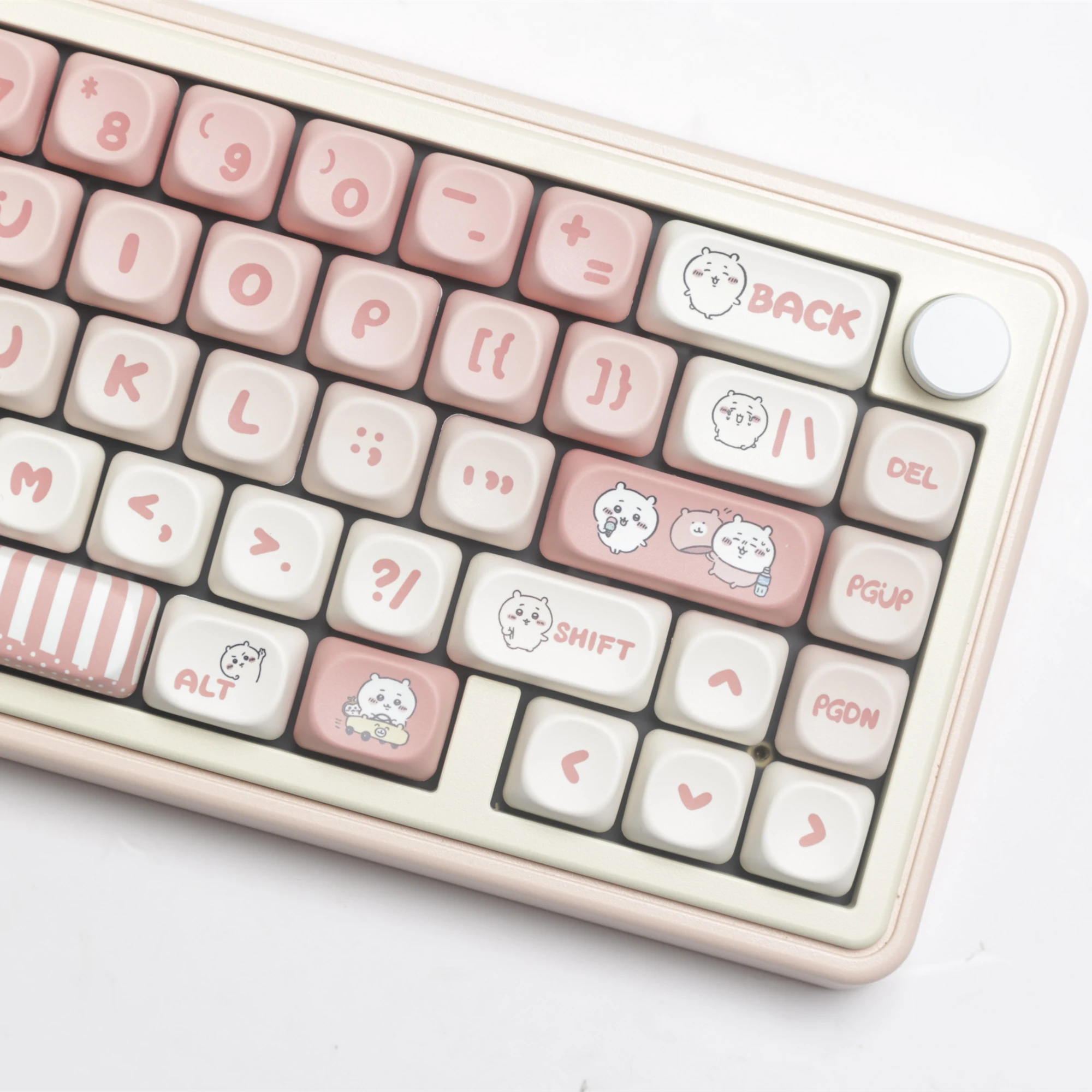 144 Keys/Set Kohachi Keycaps PBT MOA Profile DYE-SUB Cute Anime keycap 2.25U 2.75U for Alice Mechanical Keyboard Customization