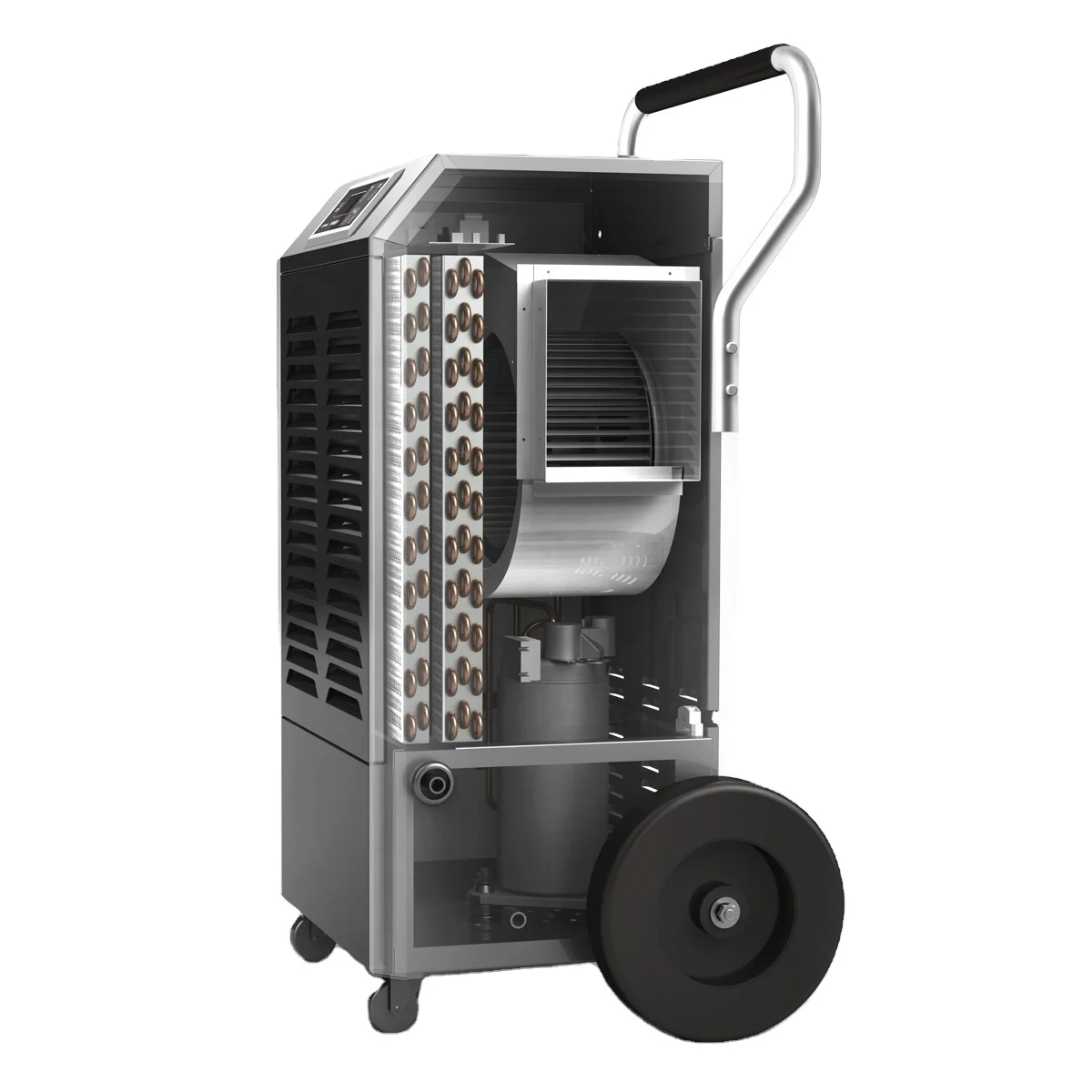 90L Commercial grow room portable dehumidifier with big wheels industrial commercial vegetable dehumidifier