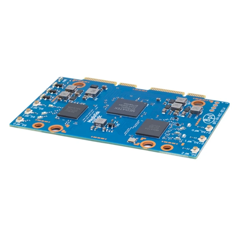 For Banana Pi BPI-R4-NIC-BE14 Wifi7 Module Accessories For BPI-R4 Mediatek MT7995AV Chipset 2 Pcie 3.0 Interface,2-Lane