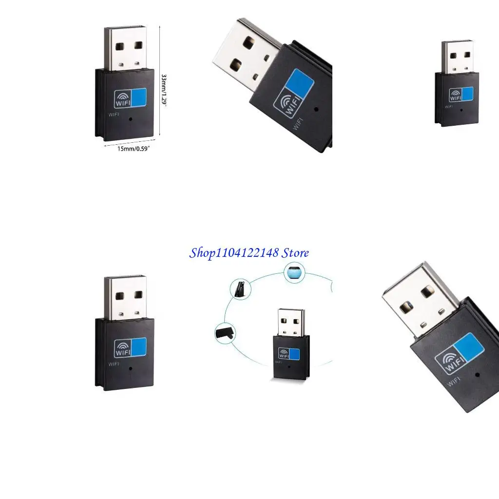 

P9FA мини-беспроводной USB-адаптер 150 Мбит / с Bluetooth-совместимый BT4.0 2 в 1 Wi-Fi-приемник RTL8723BU Чип для 5