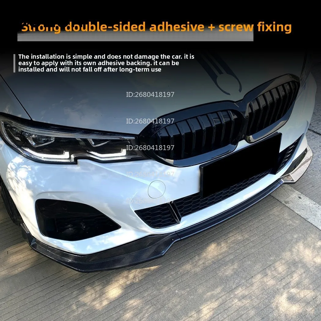 For Bmw 3 Series Bmw G20 320i 330i 19-22 M Pack Mp Front Lip Front Spoiler Modification Accessories view 3