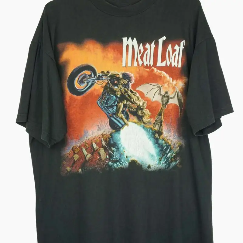 Meat Loaf Bat Out Of Hell T Shirt Black Men All Size Ng546