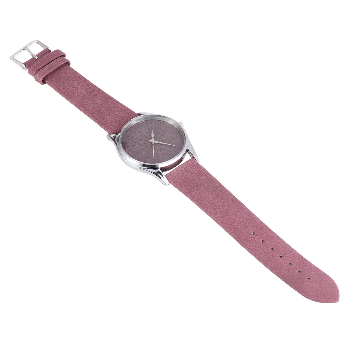 

Fashion Style Simple Quartz Watch Elegant Wristwatch Thin Band Wristwatch for Women Ladies(Red)