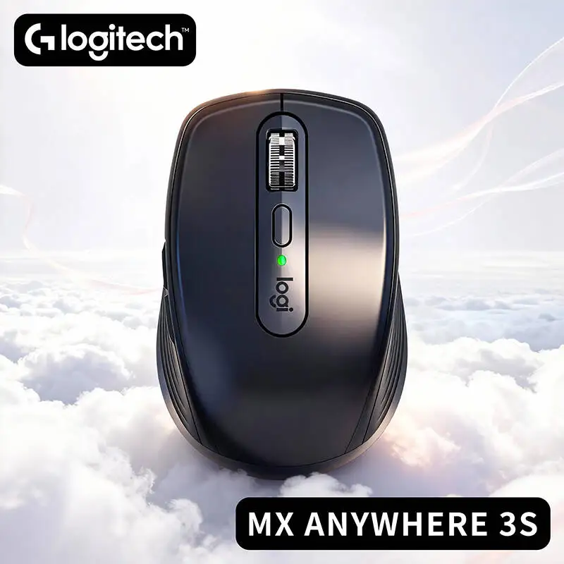 Logitech MX Anywhere 3S Wireless Mouse - 8K DPI, MagSpeed Hyper-Scroll, USB-C Charging, Multi-Device, Compact & Lightweight