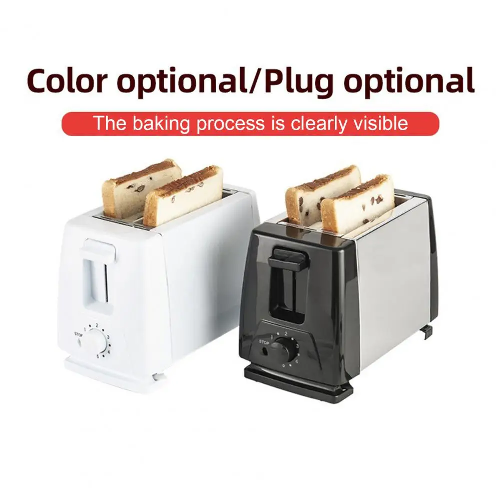 Automatic Shutdown Toaster Easy Clean Toaster Machine Powerful 750w Bread Machine Toaster with Wide Slots 6-stage for Toast