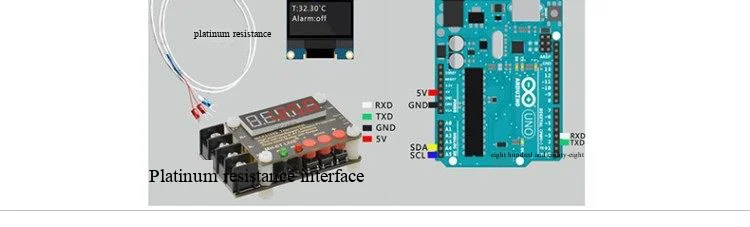MAX31865 hochpräzises Isolations-Temperatur-Sammelmodul PT100 serieller Port-Ausgang für Software-Debugging am Obercomputer – Detail 8