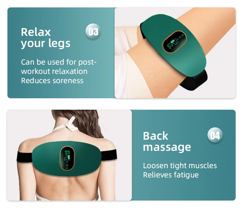 Wiederaufladbares Körper-Schlankheitsgerät, Taillengürtel, Fitnessgerät, grenzüberschreitend, Heimladung, multifunktionale Taillenmassage – Detail 10