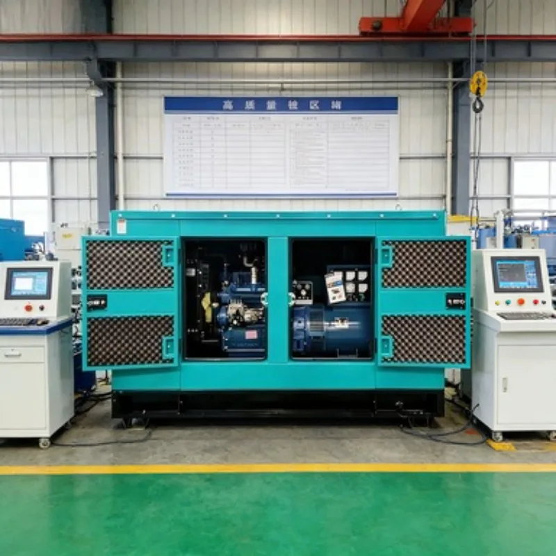 4 Cylinder Diesel Generator Set 400kW 500kVA Synchronization Parallel Power Generator for Infrastructure Project Backup Supply