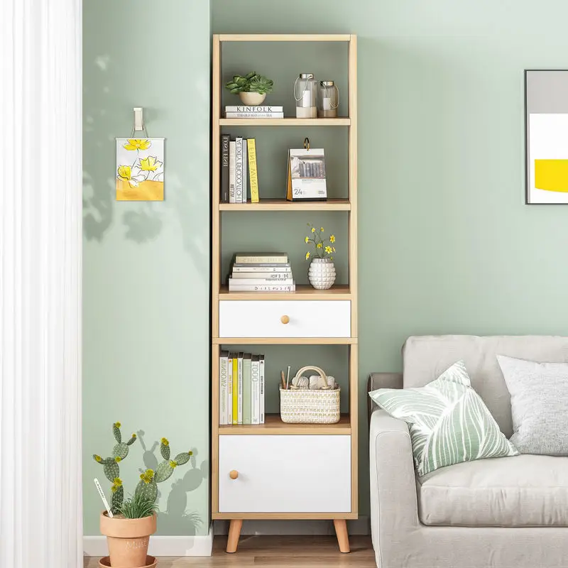 

Combination cabinet, bookshelf, shelf, floor-to-ceiling simple household living room, student e****mical multi-layer storage