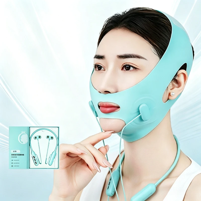 EMS Microcurrent Facial Shaping Massager Face Lifting Firming Mask Improve Nasolabial Lines Eye Corner Wrinkles Easy Operation