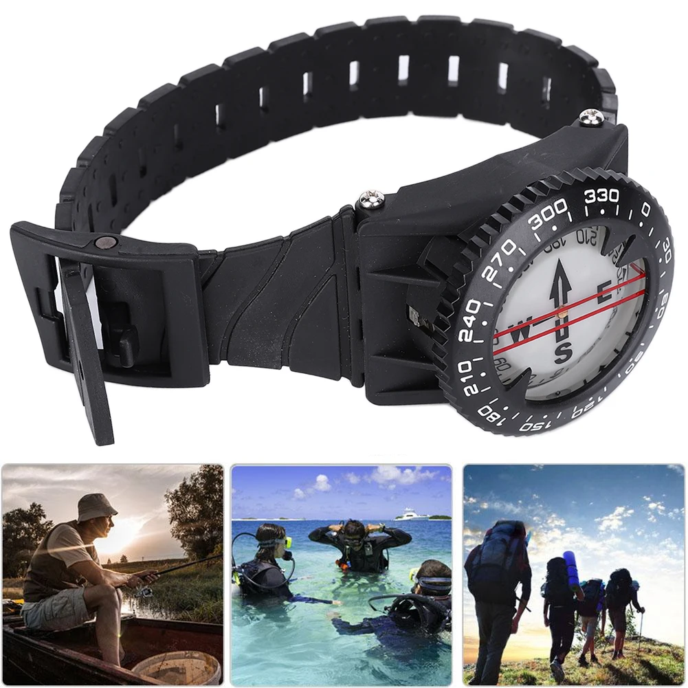 High Quality Waterproof Wrist Compass Underwater Aquatics Scuba Diving Compass For Divers