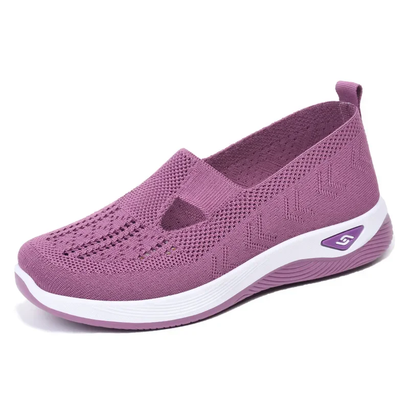 Summer New Comfort Casual Women's Shoes Fashion Soft Sole Breathable Hollow Out Flat Shoes for Women Zapatos De Mujer image 5