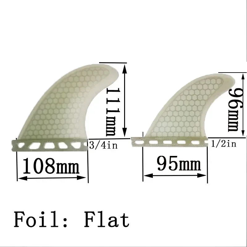 BiLong FUT Surf Fin F4 Quad Fin Set-surfboard Fin Glass Fiber Performance Core Surfing Wakeboard Surf Fins Surfboard Accessories