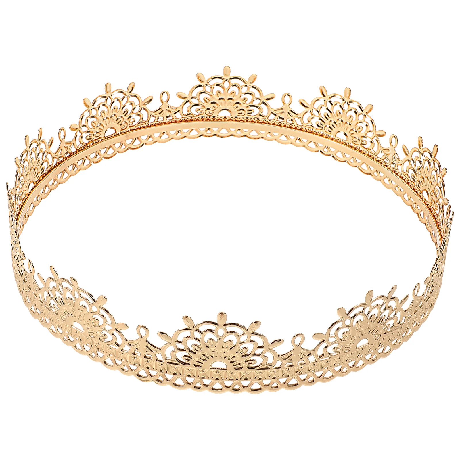 Koning Kroon Hoofdband Vintage Kroon Voor Mannen Verjaardag Halloween Party Stage Performance Cosplay Prop Kostuum Accessoire