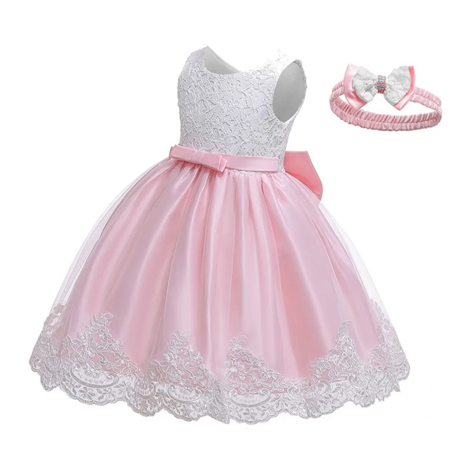 Summer Baby Girls Princess Dresses For Baby Christening Clothing Infant Birthday Party Dress Newborn Baby Vestidos Custome Set