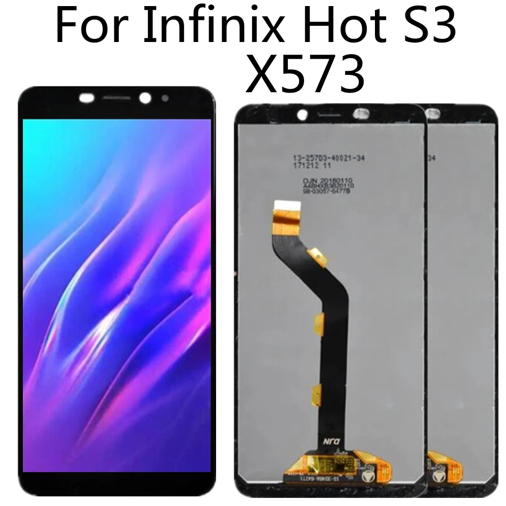 

For Infinix S3 X573 LCD Display Touch Screen Digitizer Assembly Replacement