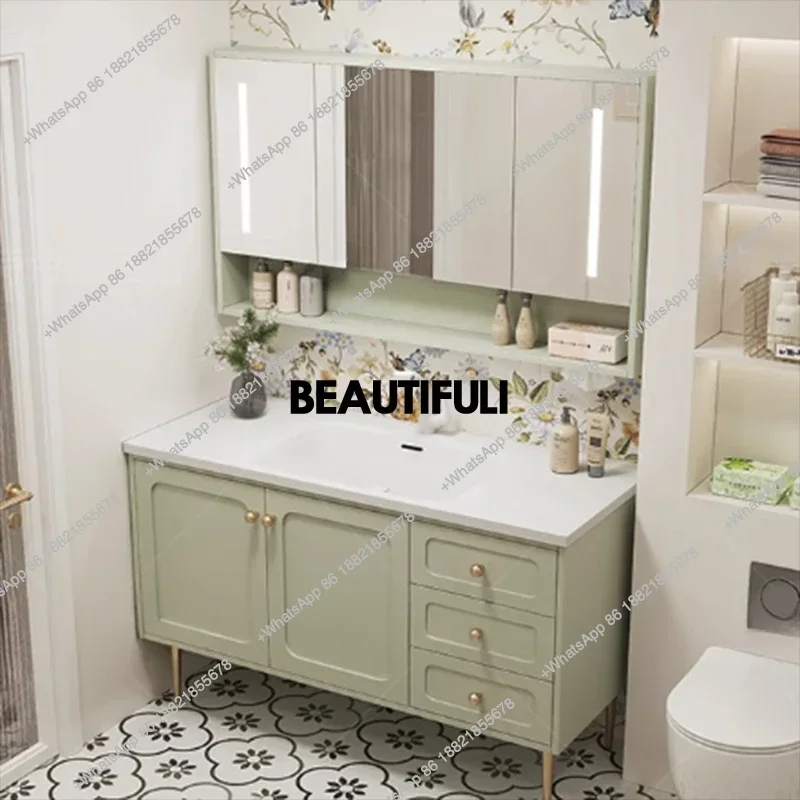 Organizador de revistas con descuento, mueble de baño, espejo grande, organizador de tocador, mueble de baño con espejo, tocador único F