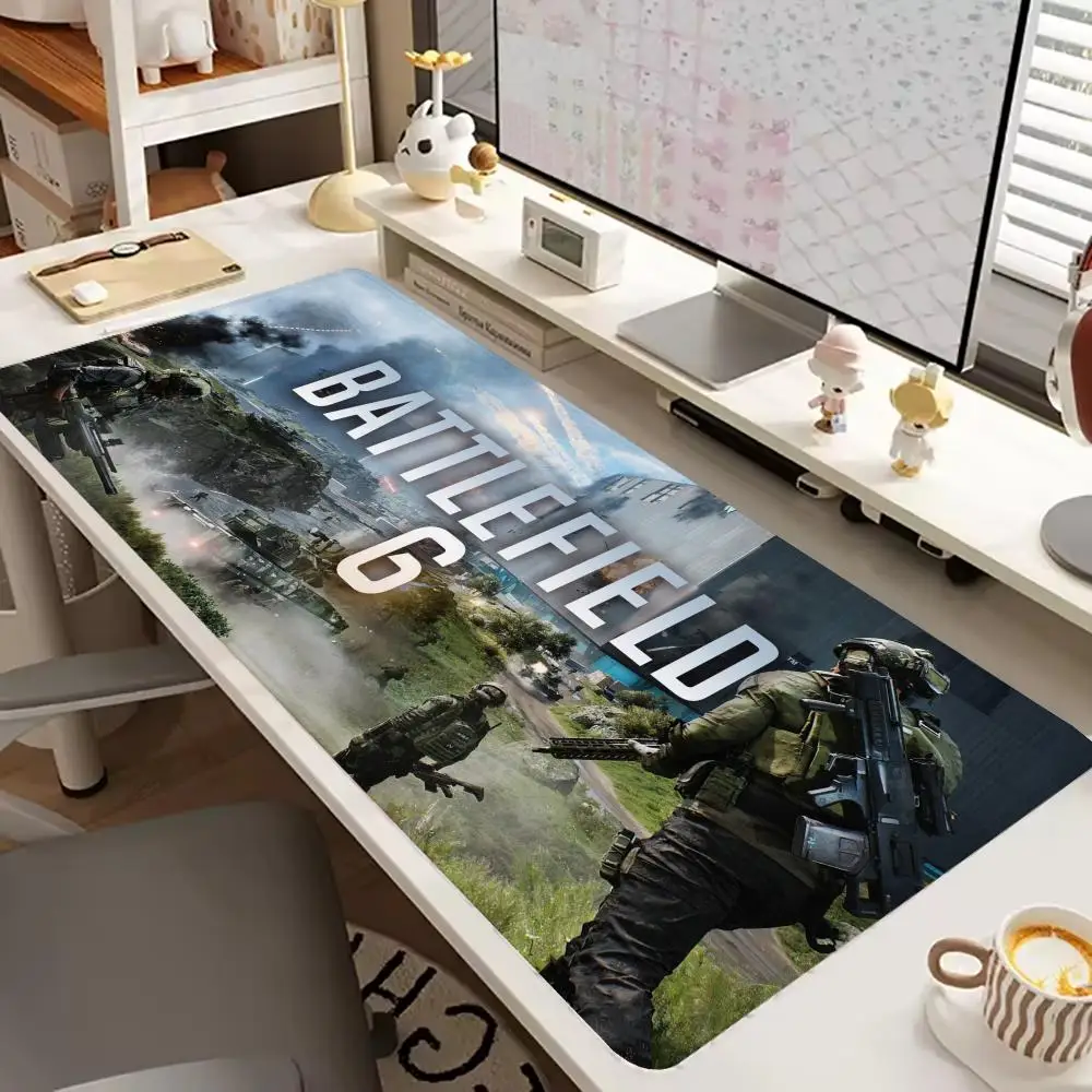 

Hot Selling B_Battlefield 6 Gaming MousePad High-Definition Anti-Slip Esports MousePad Large Size Gaming and Office AccessoryPad